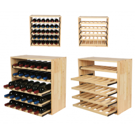 5-Spoke Sliding Bottle Rack