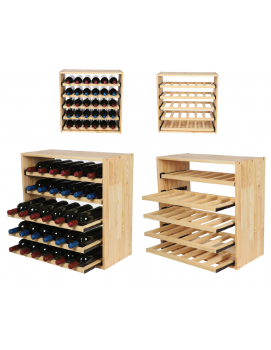 5-Spoke Sliding Bottle Rack