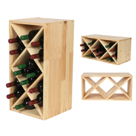 Flessenrek met kruisverdeling, klein model