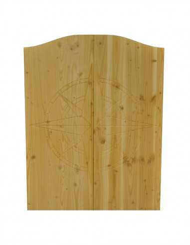 Maßgefertigte Western-Tür aus Holz