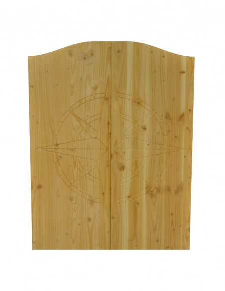 Westernklapdeur van hout op maat