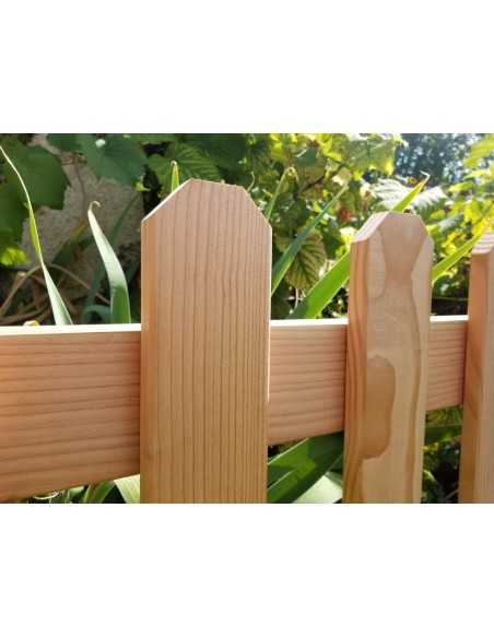 Kit recinzione Douglas 200x95 cm – Doghe e traversi inclusi