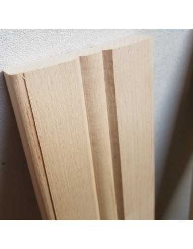 Lame droite en bois massif pour balustrade