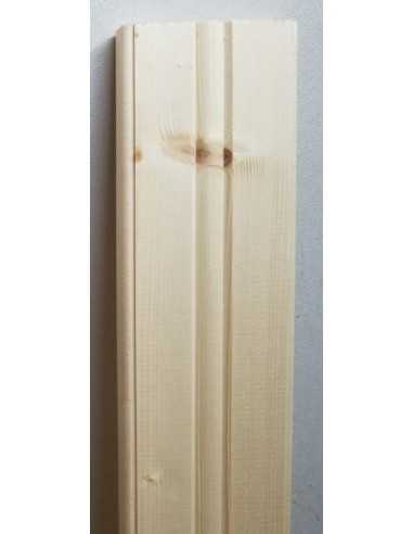 Lama recta de madera maciza para balaustrada