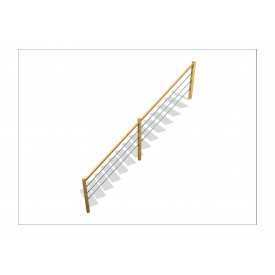 BAVAT EXTERIOR RAILING WITH BLACK METAL RAILS