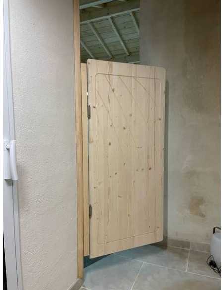 Porta western su misura in legno