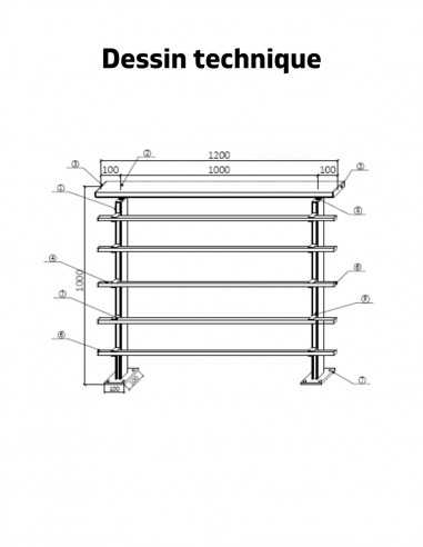 Garde corps aluminium - Kit départ...