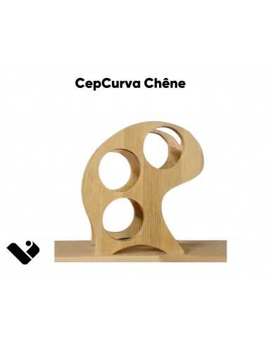 CepCurva Wooden Bottle Rack