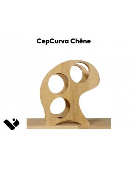 CepCurva houten flessenrek