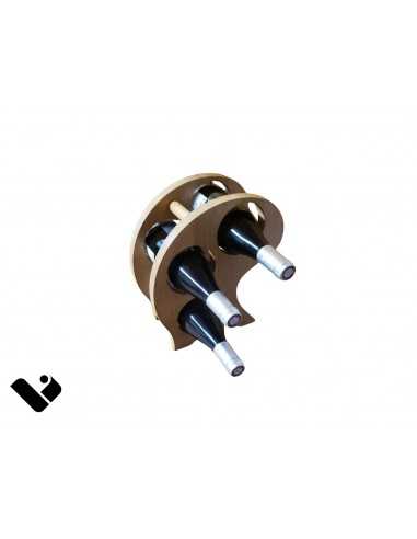 CepCurva Wooden Bottle Rack