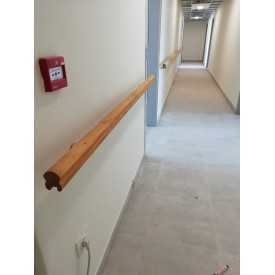 Geprofileerde leuning van vurenhout 56x45 mm 2