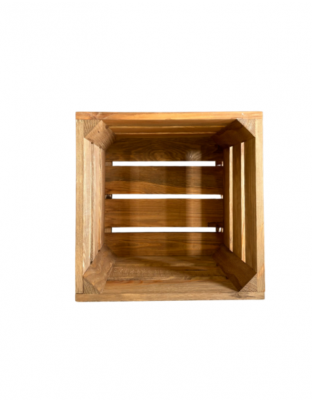 WOODBOX CRATE WALNUT STAIN