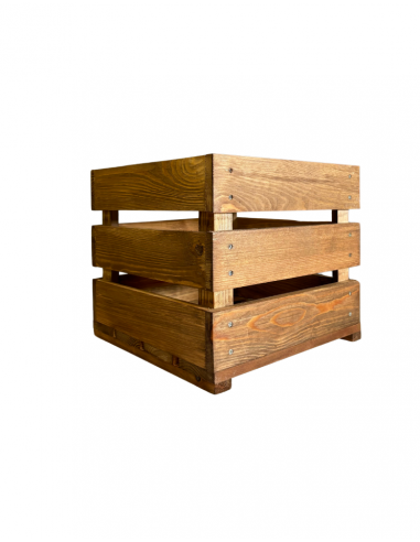 WOODBOX-KIST IN WALNOOTBEITS