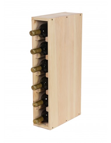 NARROW BOTTLE RACK 6 BOTTLES