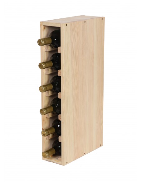 NARROW BOTTLE RACK 6 BOTTLES