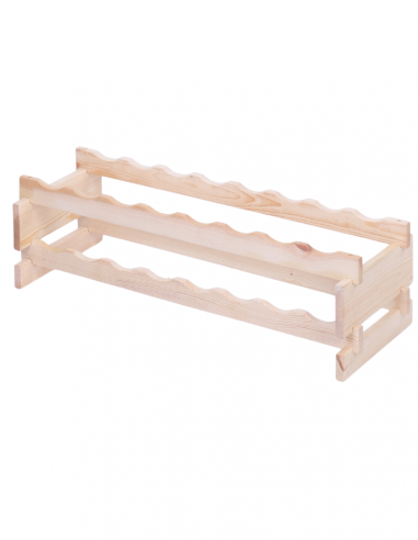 MODULARES WEINREGAL MIT 2 REIHEN FÜR JE 8 FLASCHEN