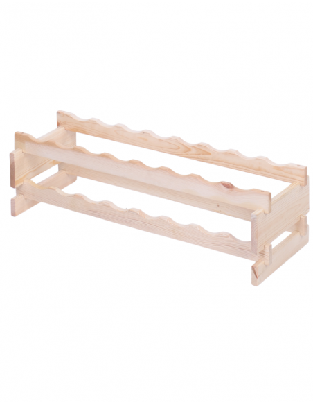 ETAGERE A VIN MODULABLE 2 RAYONS DE 8 BOUTEILLES
