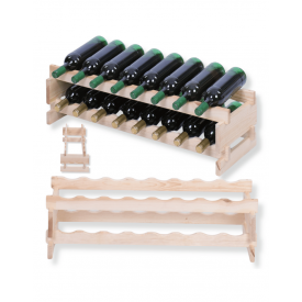 MODULAR WINE RACK 2 ROWS OF 8 BOTTLES 2
