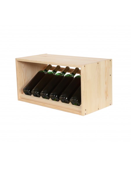 ESTANTERIA PARA VINO 6 BOTELLAS INCLINADAS