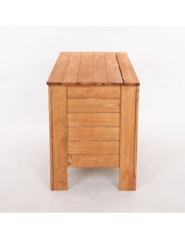 Coffre de rangement en bois de pin
