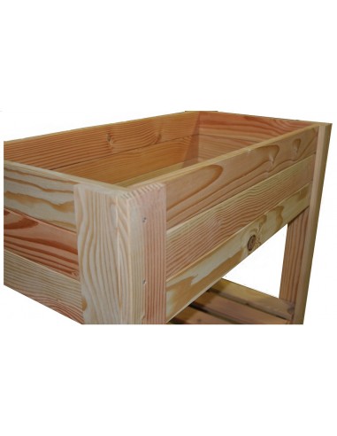 Verhoogde moestuinbak van douglashout 104x54 cm – 96 liter