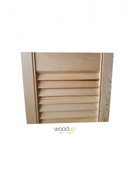 NATURAL LOUVRED WARDROBE DOOR