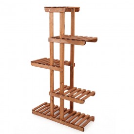 5-stufiges Pflanzenregal aus Holz