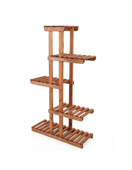 Houten plantenrek met 5 niveaus