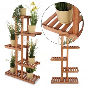 5-stufiges Pflanzenregal aus Holz 2