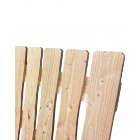 Douglas gate 120x100 cm moulded slats – Kit 2