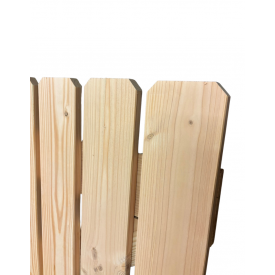 Douglas gate 120x100 cm straight slats – Kit 2