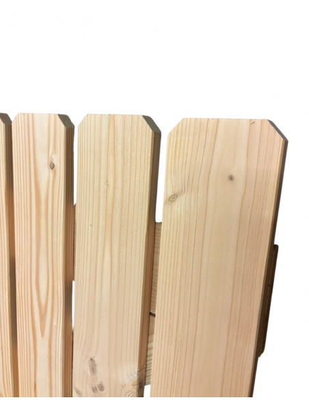 Looppoort van douglashout 120x100 cm met rechte planken – bouwpakket