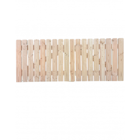 Poort van douglashout met rechte planken, 3 tot 4 m – Massief hout als bouwpakket