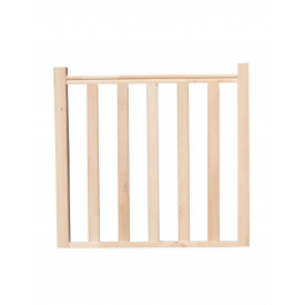 SET BEUKEN BALUSTRADE VAN 1 M MET SPIJLEN + 2 PALEN