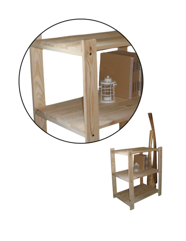 Scaffale a 3 ripiani