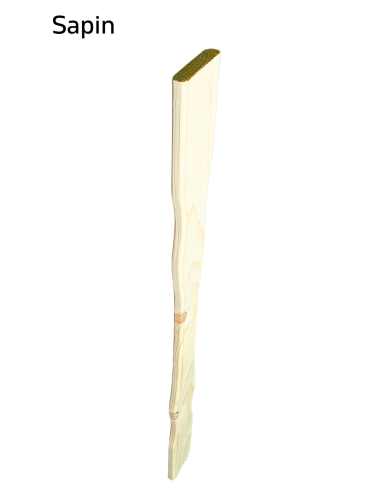 Listello sagomato in legno massiccio per balaustra