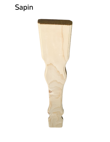 Lame moulurée en bois massif pour balustrade