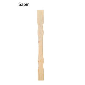 Lame moulurée en bois massif pour balustrade 2