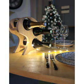 CepCurva Portabottiglie in Legno