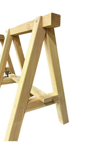 Zimmermannsbock aus Douglasienholz 87×97 cm – Querschnitt 70×70
