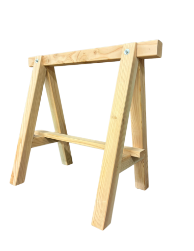 Zimmermannsbock aus Douglasienholz 87×97 cm – Querschnitt 70×70