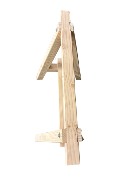 Caballete carpintero Douglas 87×97 cm – Sección 70×70