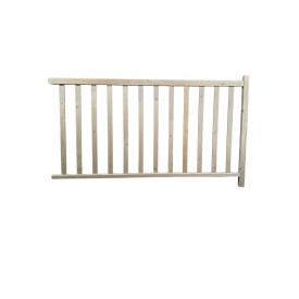 Balustradeset van vurenhout 2 m + 1 paal