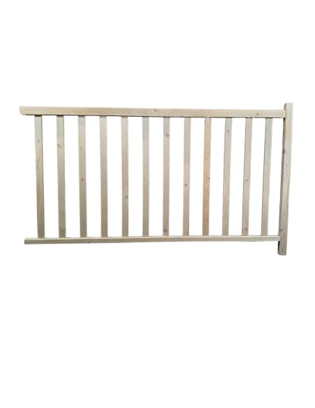 Kit balustrade sapin 2 m + 1 poteau