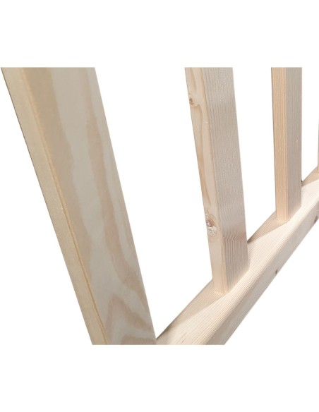 Balustradeset van vurenhout 2 m + 1 paal