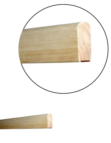 Pasamanos de abeto plano