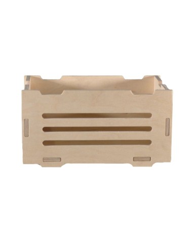 Plywood wood storage crate