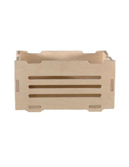 Plywood wood storage crate