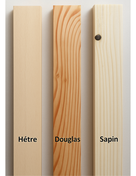 Balaustre recto de madera maciza para balaustrada