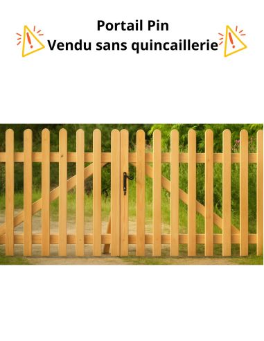 Portail 2 vantaux en kit